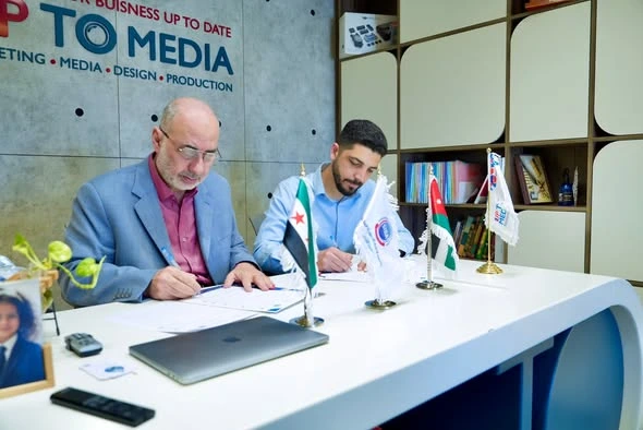 لقاء UPTOmedia وSIBA Jordan لبحث تفاصيل الشراكة